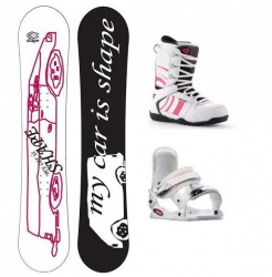 Levné snowboardy, levný snowboard komplet dámský