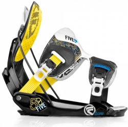 Snowboard vázání FLOW the FIVE yellow/blue žluté/modré