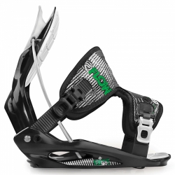 Snowboardové vázání FLOW Flite 2 black/green 11/12