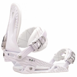 Snowboard vázání NITRO RAIDEN BLACKHAWK white/bílé