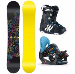 Chlapecký snowboard komplet, klučičí dětské snowboardy