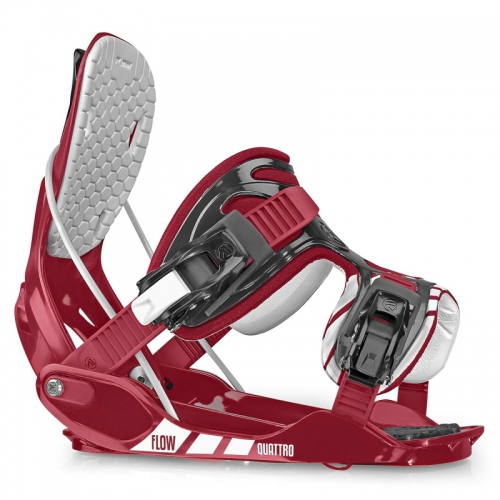 SNB vázání Flow Quattro burgundy/červené