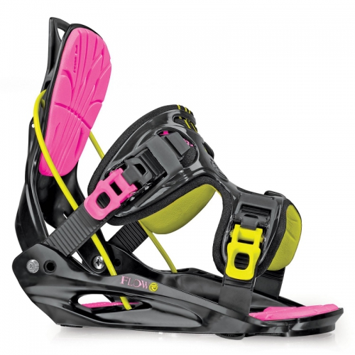Dámské snowboardové vázání Flow Haylo blackneon