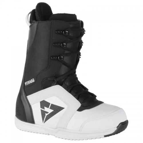 Pánské snowboardové boty Gravity Recon black/white - AKCE