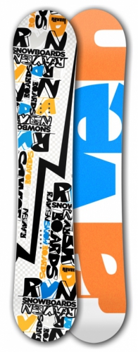 Freestyle snowboard Raven RVN white