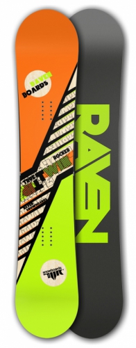 Freestyle snowboard Raven TTT Fluo