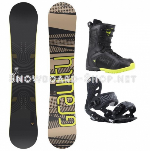 Wide snowboard Gravity, širší snowboardy komplety