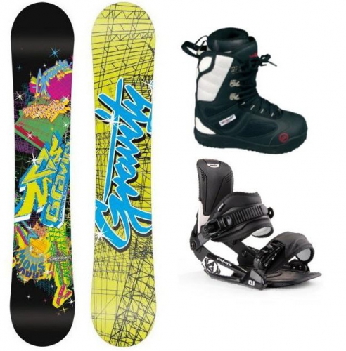 Snowboardový komplet Gravity, snb komplety, snowboardy - VÝPRODEJ