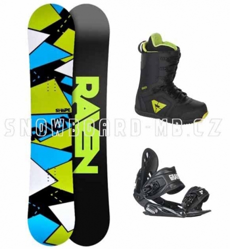 Komplet snowboard Raven Shape black  - VÝPRODEJ