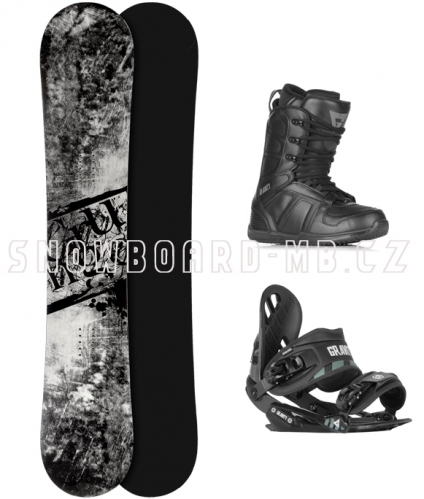 Snowboard komplet Raven Grunge - AKCE