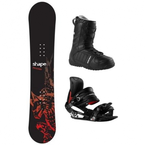 Snowboardový komplet, snowboard komplet, snb set