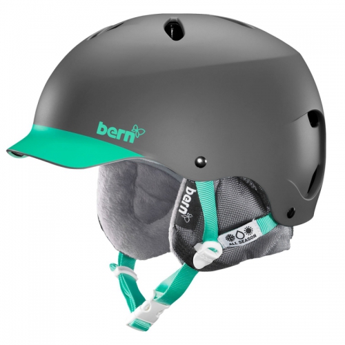 Dámská přilba Bern Lenox matte grey/mint