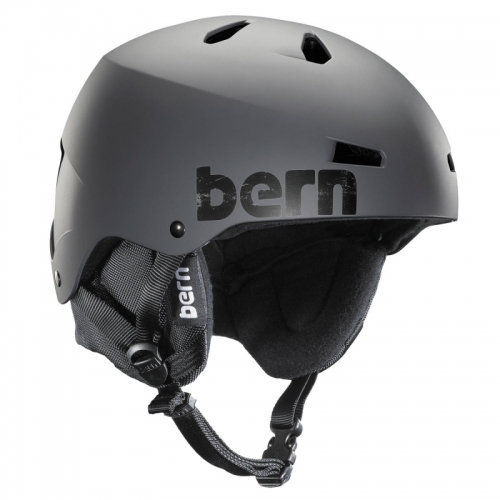 Pánská helma Bern Macon matte grey