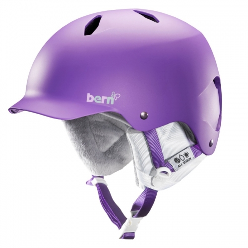 Snowboardová helma Bern Bandita matte purple
