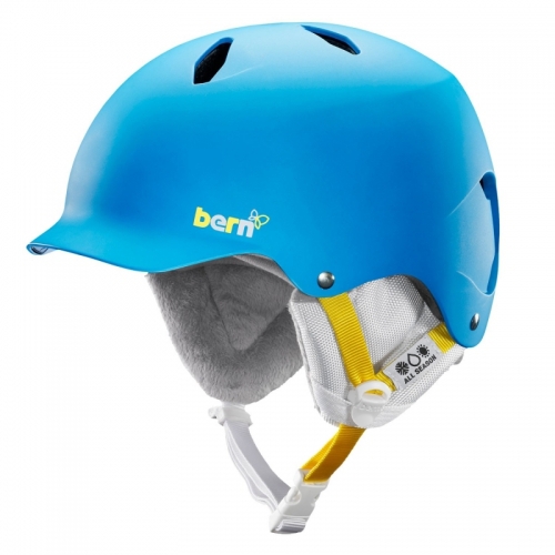 Snowboardová helma Bern Bandita satin peacock blue