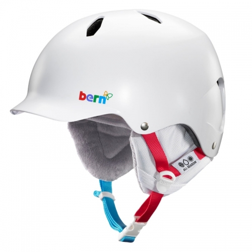 Snowboardová helma Bern Bandita satin white