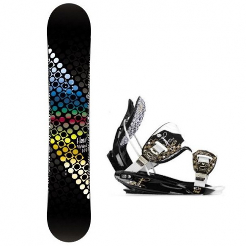 Snowboard set dámský, snowboardové sety Flow