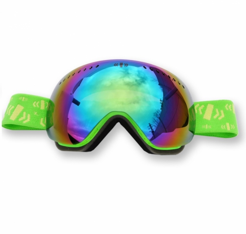 Velké brýle na snowboard Pitcha Green s vyměnitelnými skly