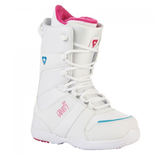 Dámské snowboardové boty Gravity Sage white/bílé - VÝPRODEJ