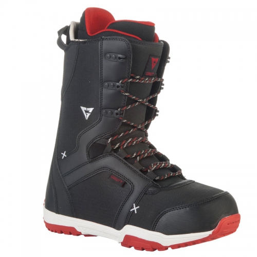 Pánské boty na snowboard Gravity Recon black/red - VÝPRODEJ