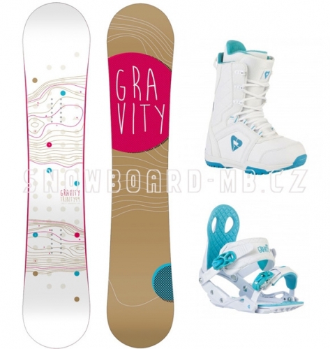 Dámský snowboard komplet Gravity Trinity 2015/16 - AKCE