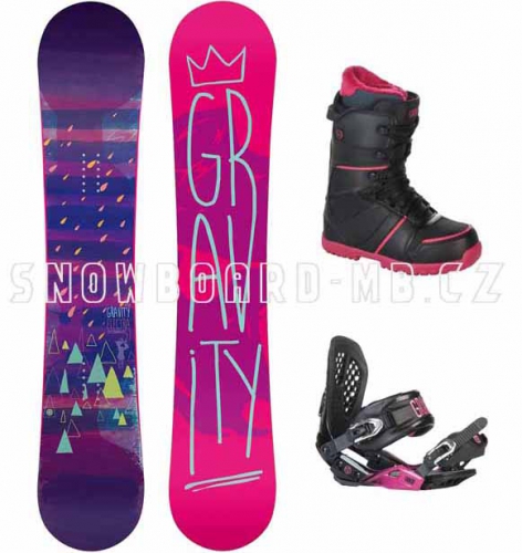 Dámský snowboard komplet Gravity Electra 2014/15