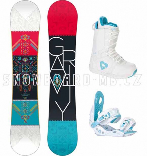 Dámský snowboard komplet Gravity Thunder 2015/16