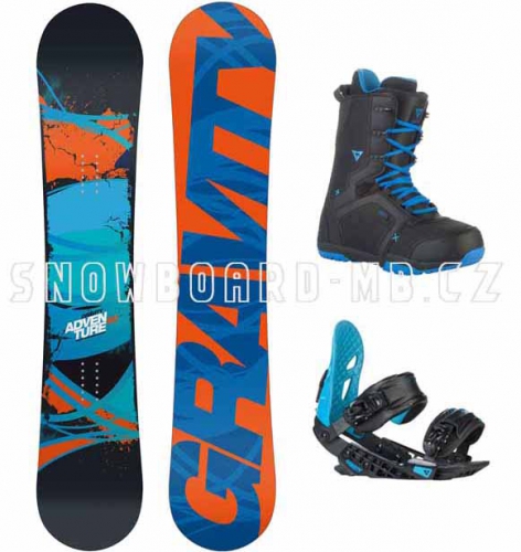 Snowboard komplet Gravity Adventure blue 2015/16