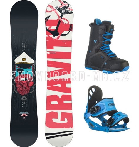 Dětský snowboard komplet Gravity Flash (větší boty)