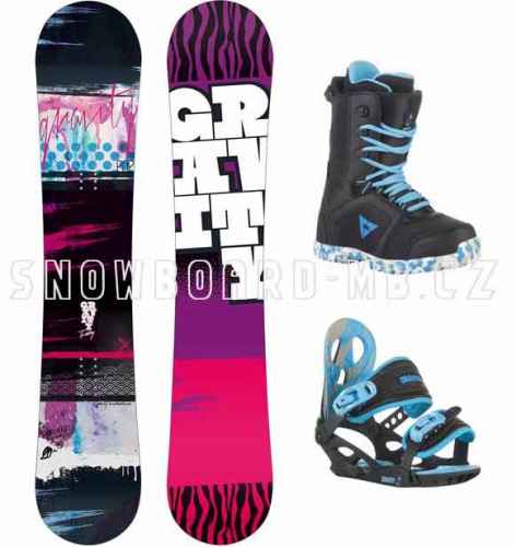 Dětský snowboardový komplet Gravity Fairy 2016 - VÝPRODEJ