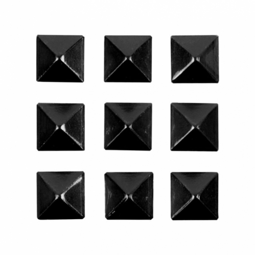 Nalepovací gripy Gravity Pyramid Studs black hroty