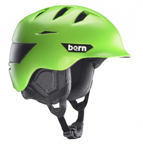 Snowboardová helma matte neon green - AKCE