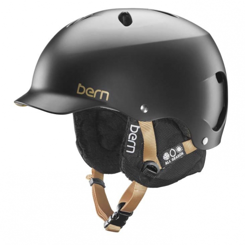 Snowboardová helma Bern Lenox satin black