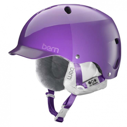 Helma Bern Lenox satin purple hatstyle