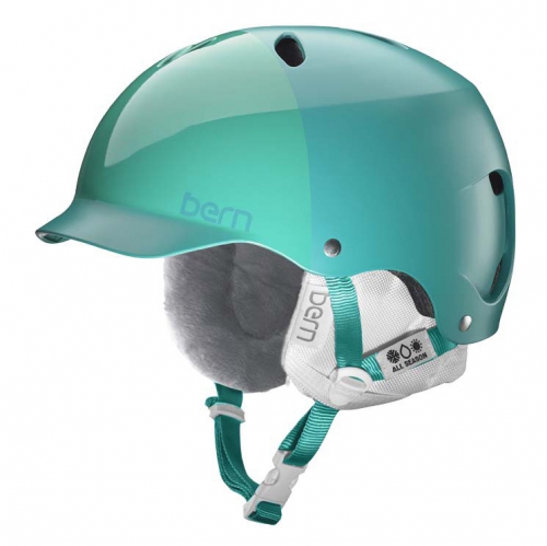 Dámská helma Bern Lenox satin emerald hatstyle