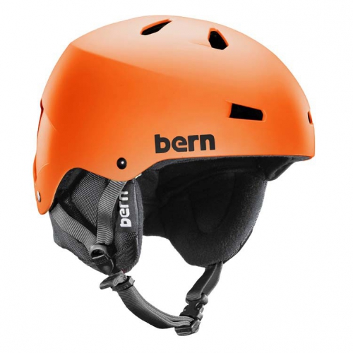 Snowboardová helma Bern Macon matte orange
