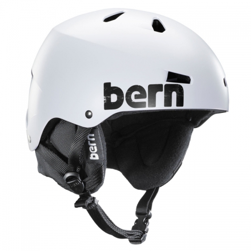 Pánská helma Bern Macon satin white - VÝPRODEJ