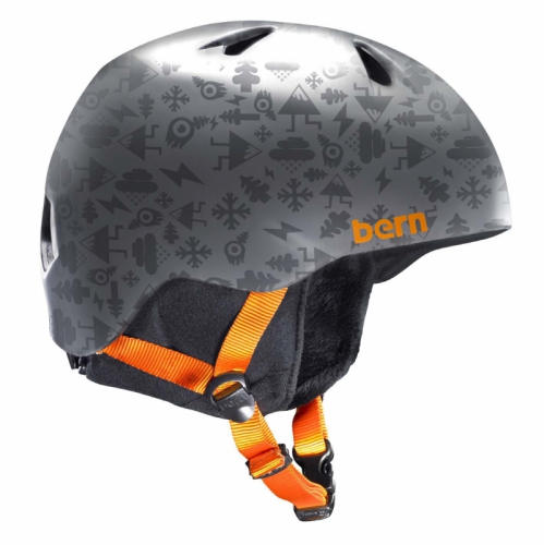 Dětská helma Bern Nino satin grey feature 