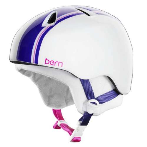Dívčí helma Helma Bern Nina white/purple