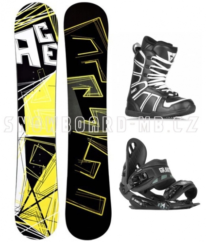 Snowboardový komplet univerzal S3 - VÝPRODEJ