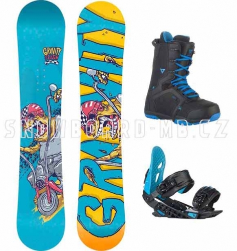 Snowboard komplet Gravity Flash (větší boty)