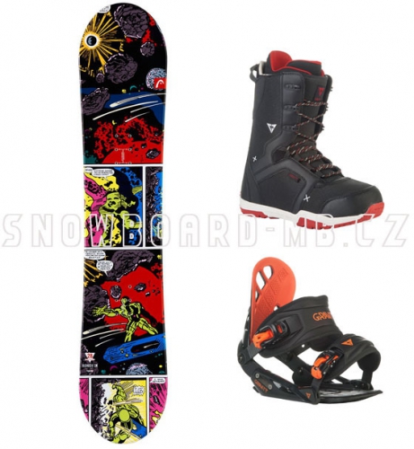Junior snowboard komplety Head, snowboardový komplet pro větší děti
