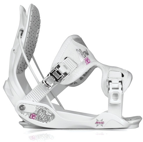 Dámské snowboard vázání FLOW Muse white - VÝPRODEJ