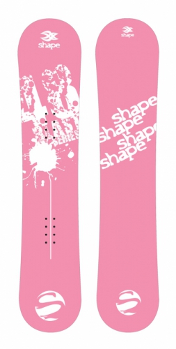Dívčí snowboard SHAPE Blast pink/růžový - VÝPRODEJ