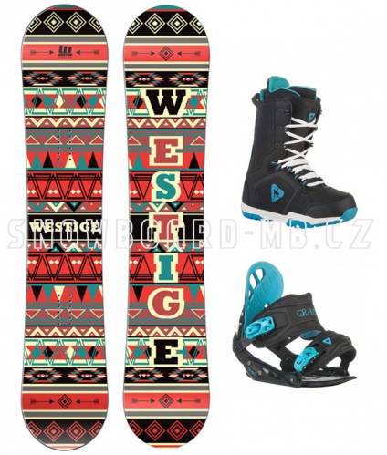 Snowboardový komplet Westige Indiana - VÝPRODEJ