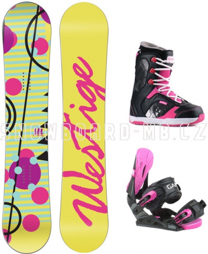 Snowboardový komplet Westige Melody Kid - AKCE