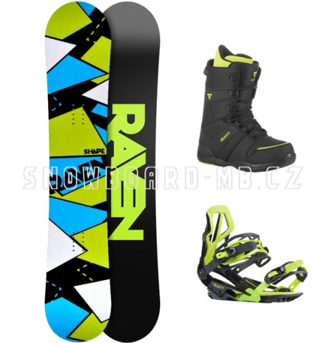 Pánský komplet Raven Shape black/green
