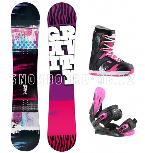 Dívčí snowboardový komplet Gravity Fairy - VÝPRODEJ