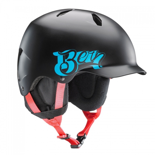 Snowboardová helma Bern Bandito Satin black baseball - AKCE