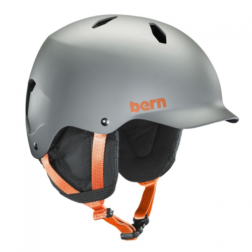 Snowboardová helma Bern Bandito Satin grey - AKCE